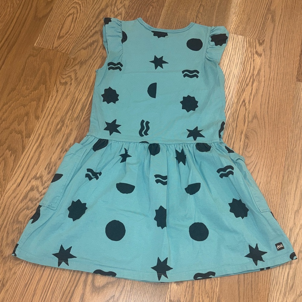 Tea Collection Patterned Ruffle Sleeve Dress - Picture 2 of 3